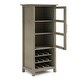 preview thumbnail 15 of 17, WYNDENHALL Franklin 12-Bottle SOLID WOOD 22 inch Wide Contemporary High Storage Wine Rack Cabinet - 22 W x 17 D x 50 H