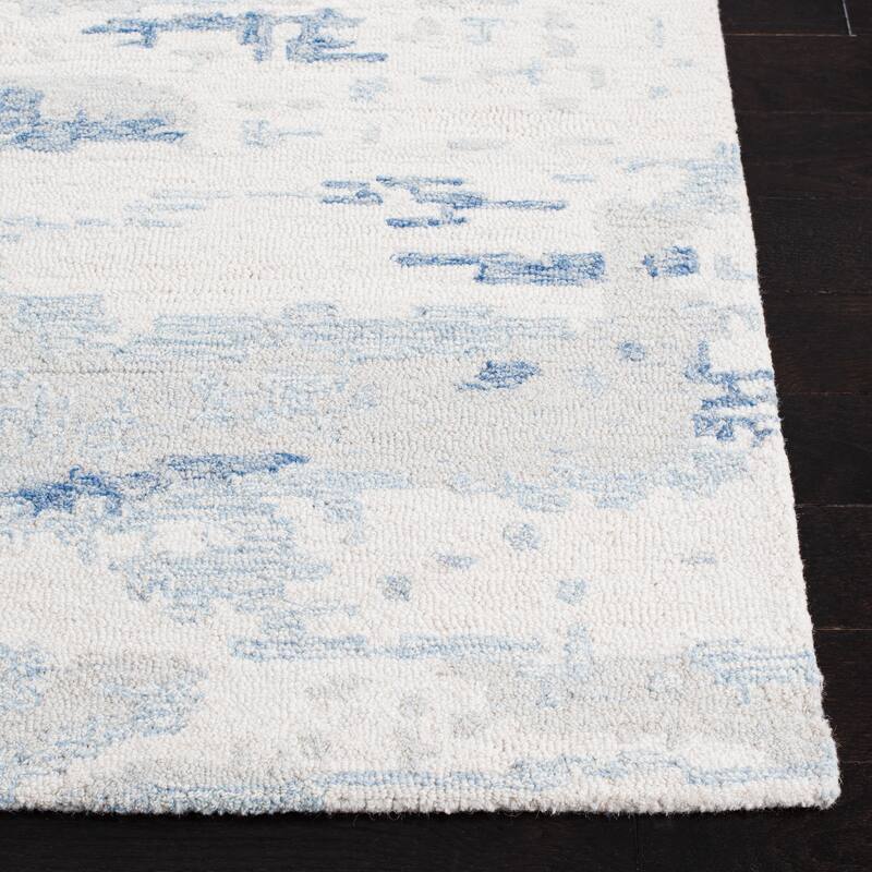 SAFAVIEH Handmade Abstract Kotoko Contemporary Wool Rug