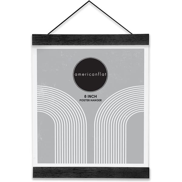 slide 1 of 31, Magnetic Poster Frames, Wooden Poster Hanger Frame for Posters, Prints, Photos, Pictures and Maps 8x10 - Black