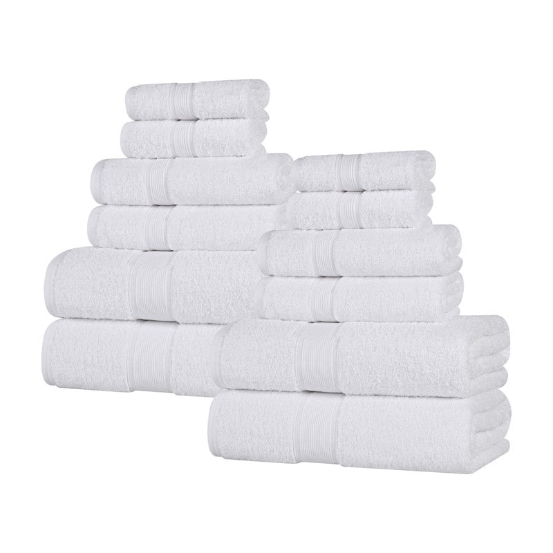 Superior Oregon Organic Cotton Solid 12-Piece Towel Set