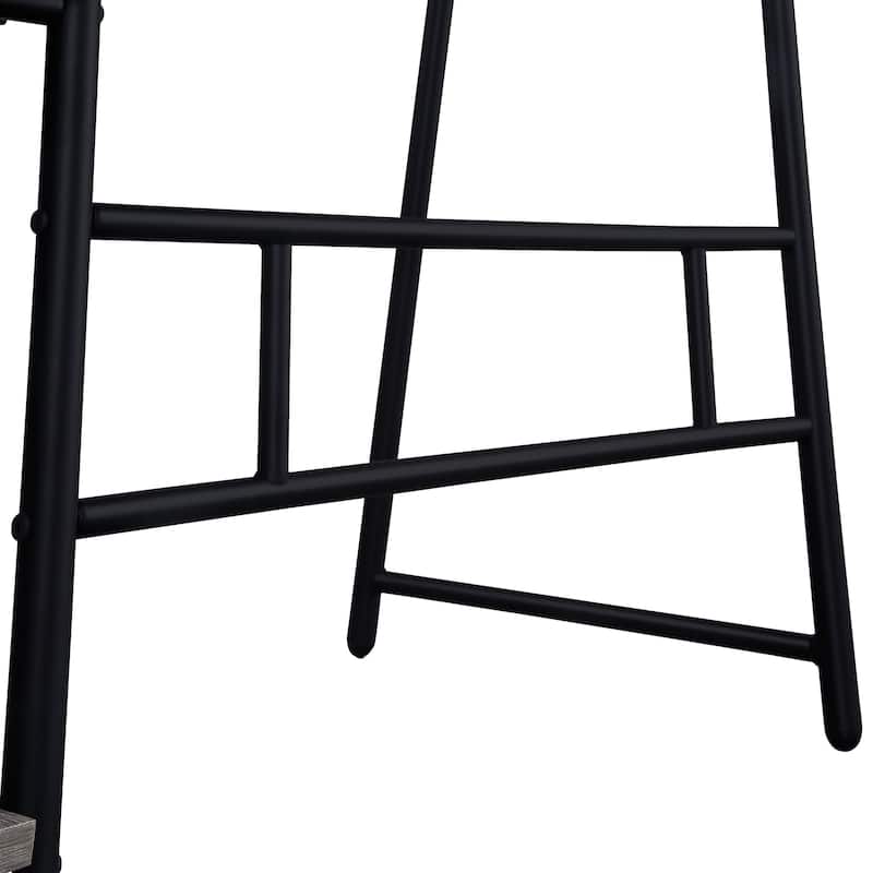 Frame Works 40" Desk with Two Storage Shelves