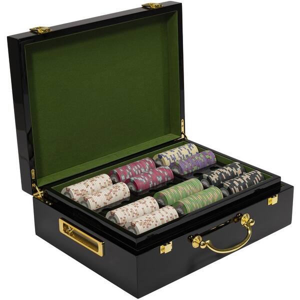 500 Ct Milano Poker Chip Set by Claysmith Gaming in Claysmith Case