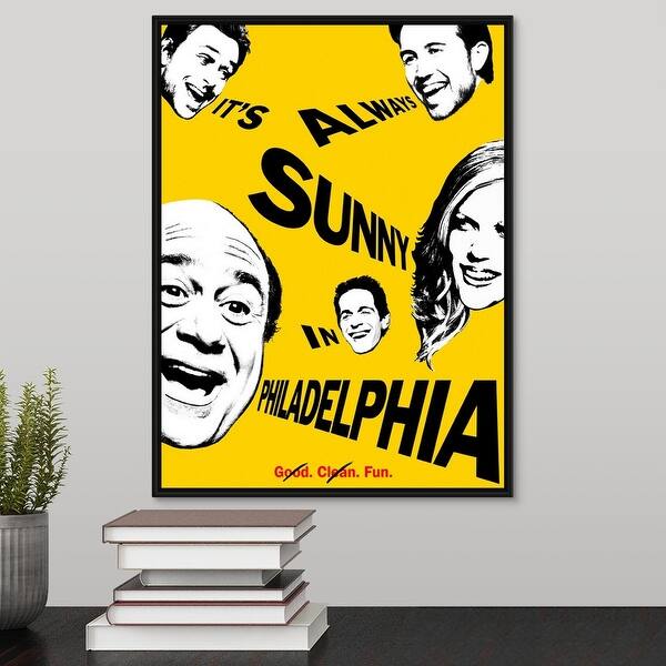 Shop Its Always Sunny In Philadelphia 2005 Black Float Frame