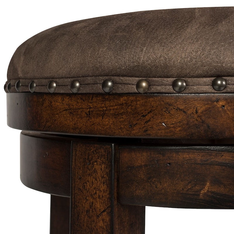 Aspen Skies Russet Brown 4 Piece Console Set (1-Console 3-Stools)
