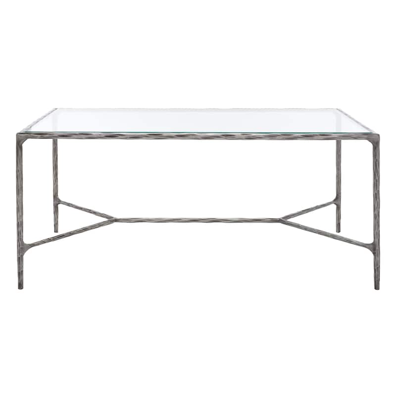 SAFAVIEH Couture Beril Rectangle Metal Coffee Table - 40 In. W x 22 In. D x 18 In. H - 40"W x 22"D x 18"H