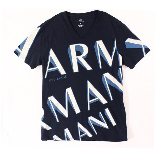 armani exchange logo tee