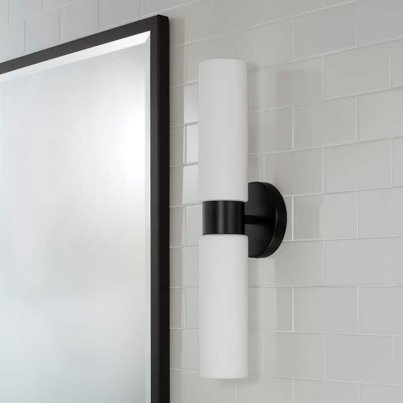 Theo 2-Light Sconce - 5"W x 20.5"H x 5"E