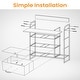 preview thumbnail 22 of 21, Pellebant Wide Storage Tower dresser Organizer with 7 Drawers