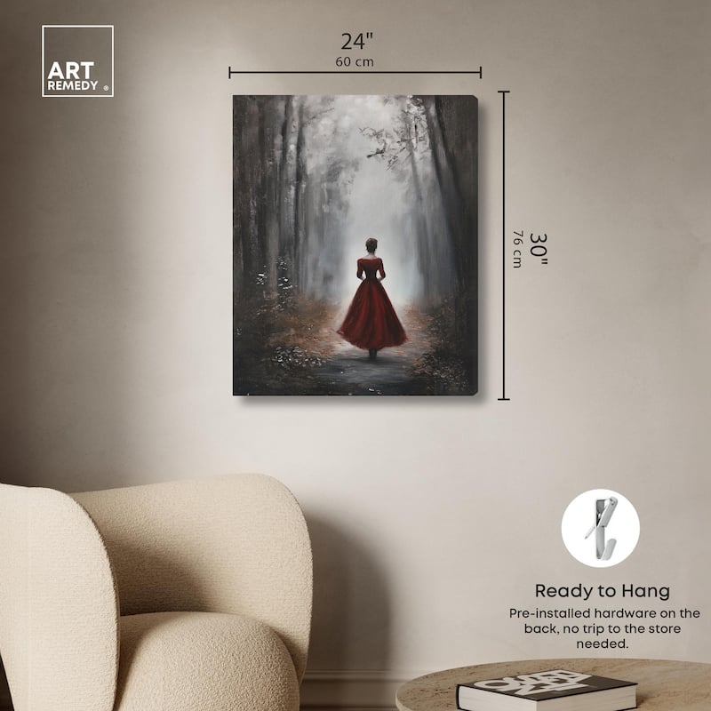 Lost in the Mist I Canvas by Art Remedy, Gallery Wrapped