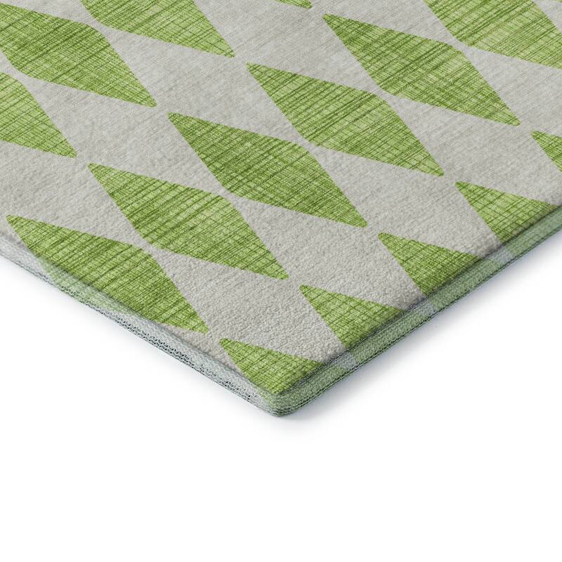Premium Washable Super Soft Modern Diamond Mayfield Rug