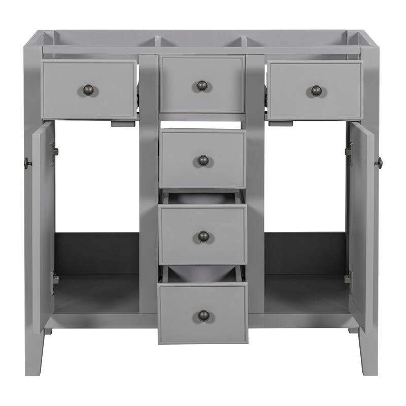 Modern Bathroom Vanity without Sink, Cabinet Base Only
