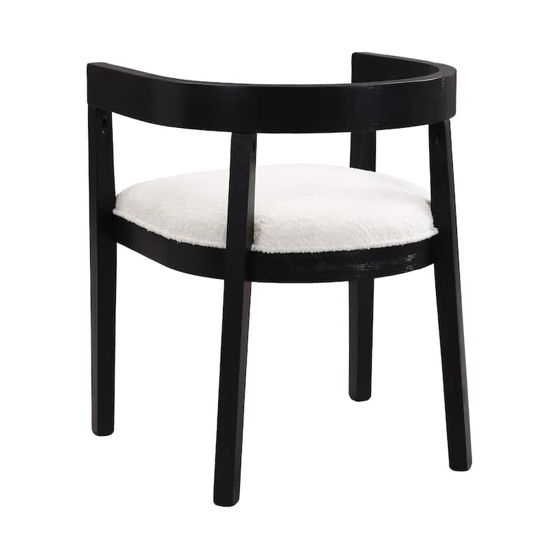 Ladieu Fabric and Wood Tub Dining Chairs （Set of 2）by Christopher Knight Home