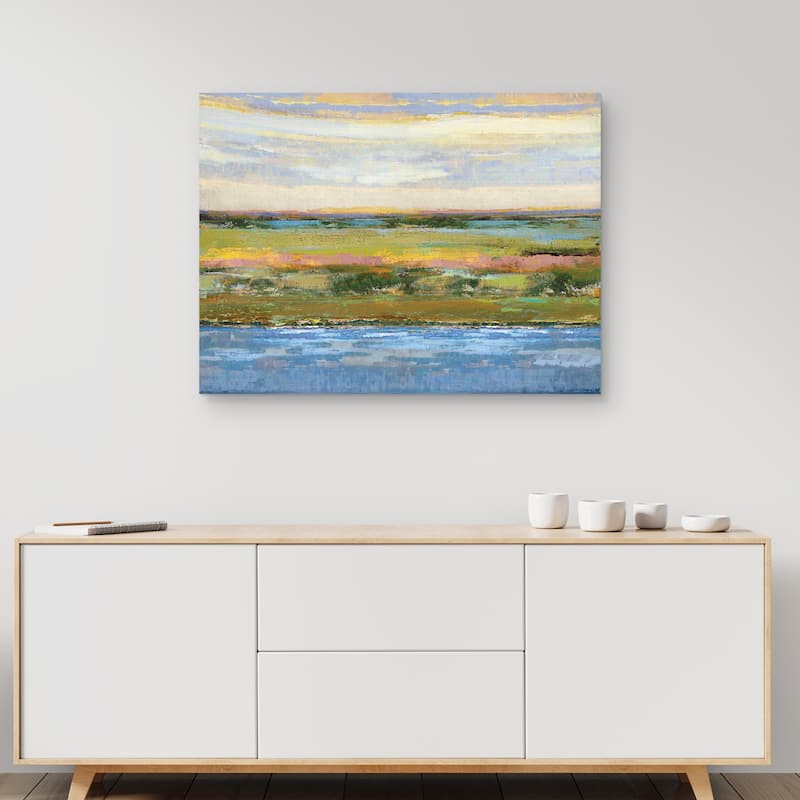 Flatland Contemplation by Mark Chandon Canvas Art Print
