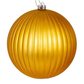 Vickerman 4 Red Brushed Ball Ornament, 6 per Bag - Bed Bath & Beyond