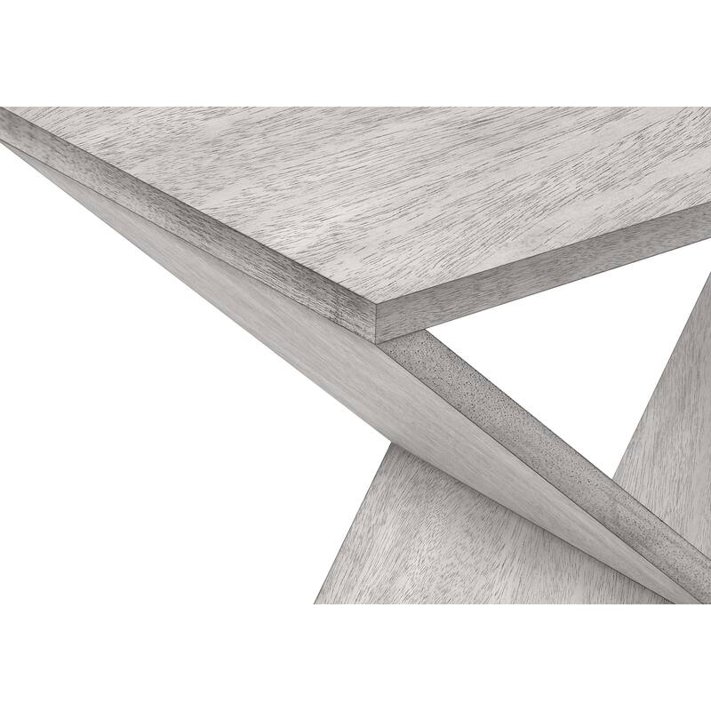 Accent Table, Side, End, Nightstand, Narrow, Small, Bedroom, Living Room, Lamp, Grey Veneer, Contemporary