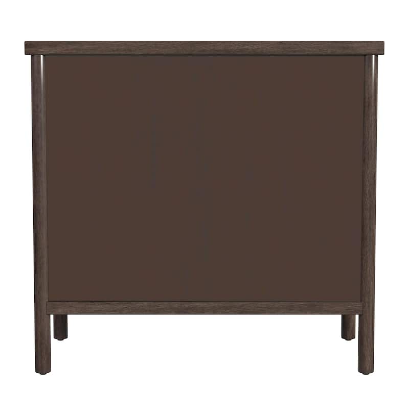 Lennon 3 Drawer Rounded Leg Wood Dresser