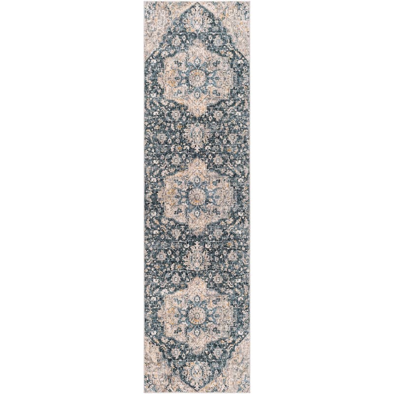 Livabliss Traditional Cardiff Medallion Area Rug