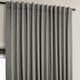 Exclusive Fabrics Faux Linen Extra Wide Room Darkening Curtain Panel