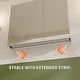preview thumbnail 11 of 17, Modland 30"-36"W x 24"H Aluminum Double Door Bathroom Medicine Cabinet with Mirror,Soft-Close Hinges