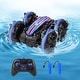 preview thumbnail 2 of 5, Amphibious RC Car Boat, Stunt Trucks for kid Birthday Gifts Beach Pool - Blue