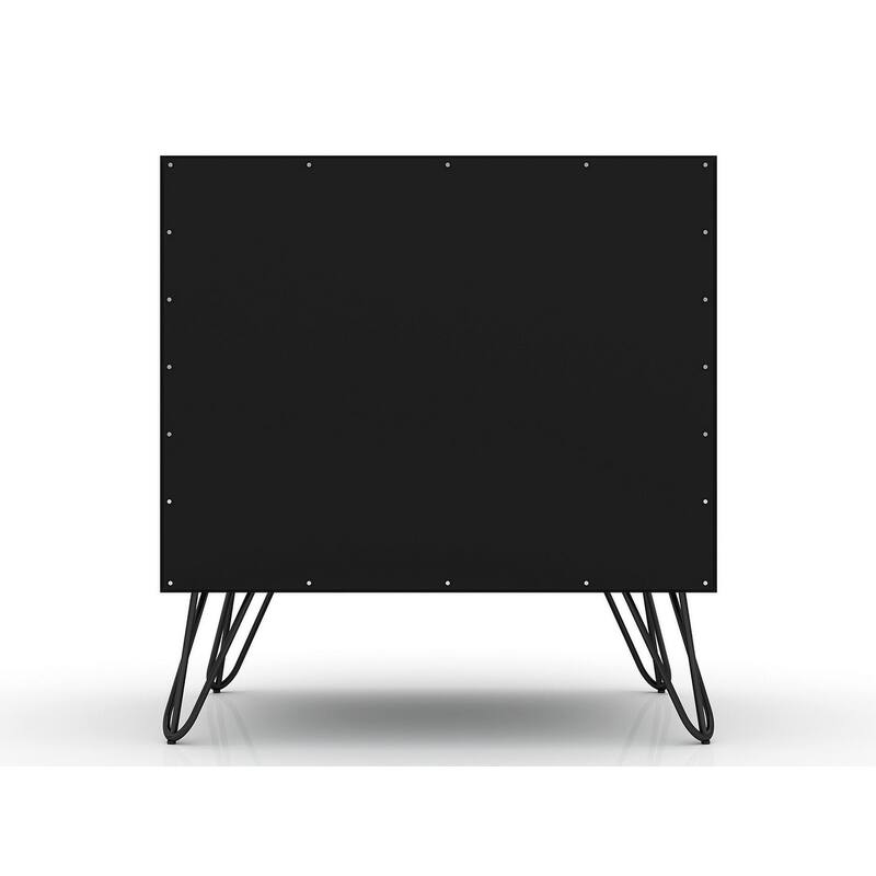 Manhattan Comfort Rockefeller 2-Drawer Nightstand (Set of 2)