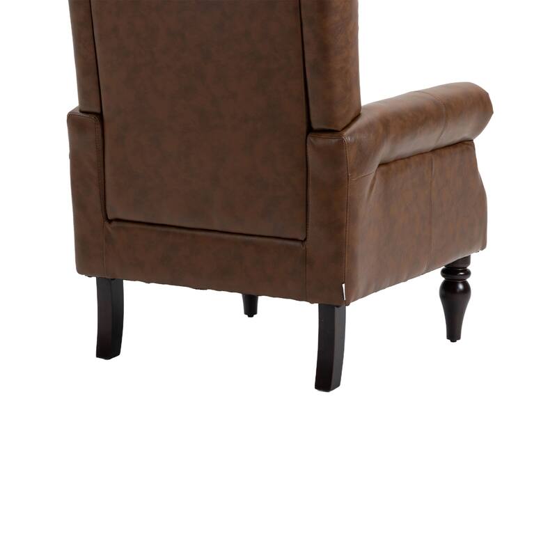 Mid Century Nailhead Decorative Armchair