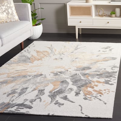 SAFAVIEH Handmade Fifth Avenue Pasca Mid-Century Modern New Zealand Wool Rug