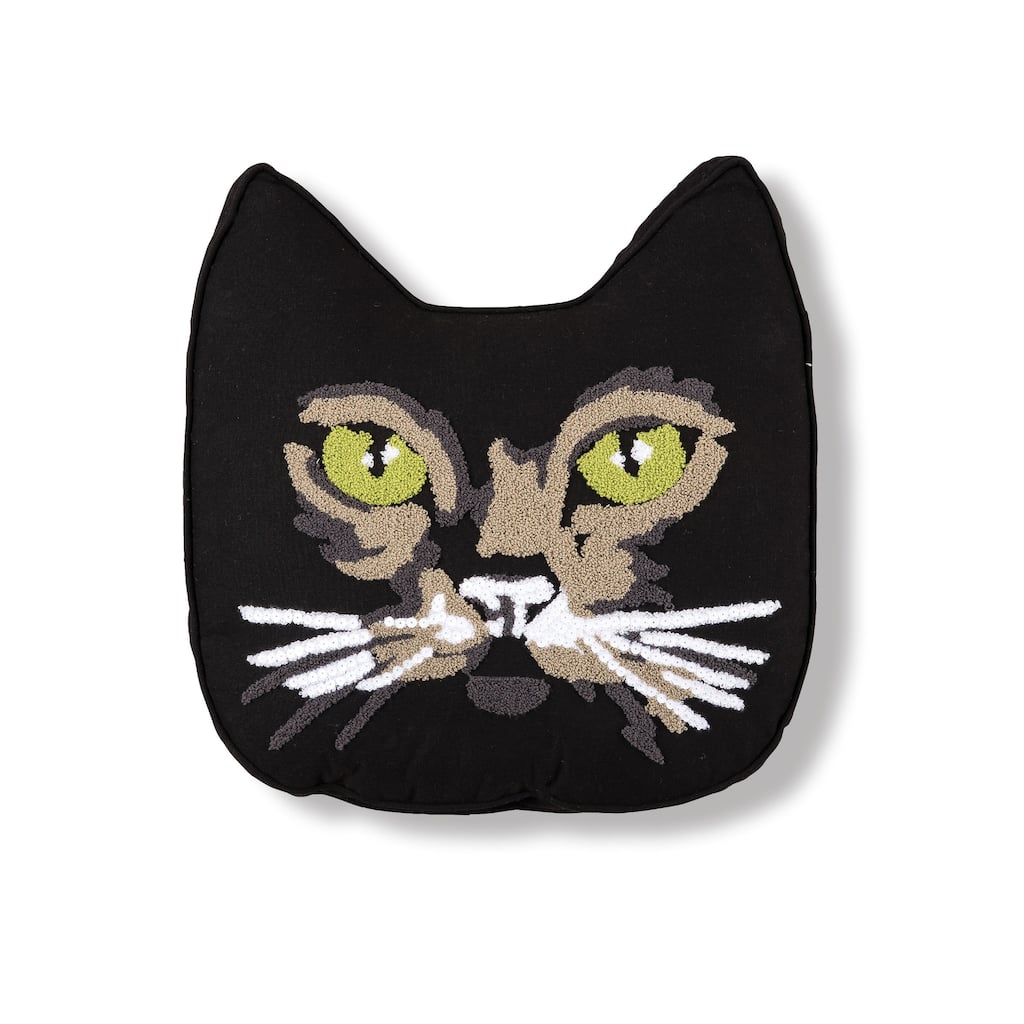 Black Cat Shaped Pillow