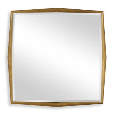 Uttermost 08258 On Point 40" Square Beveled Wood Framed Accent Mirror