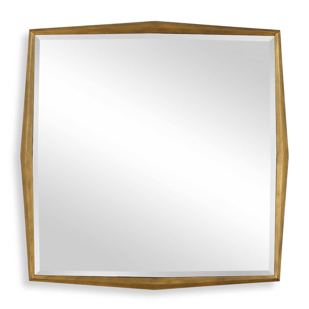 Uttermost 08258 On Point 40" Square Beveled Wood Framed Accent Mirror