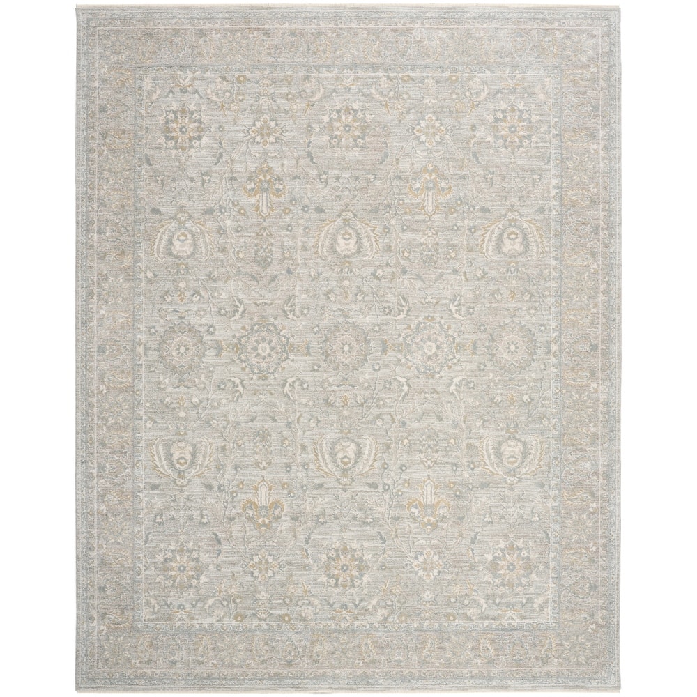 Nourison Enriched Indoor only Grey Persian Area Rug
