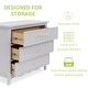 preview thumbnail 5 of 13, Sweetpea Baby Rose Tiana 3 Drawer Dresser