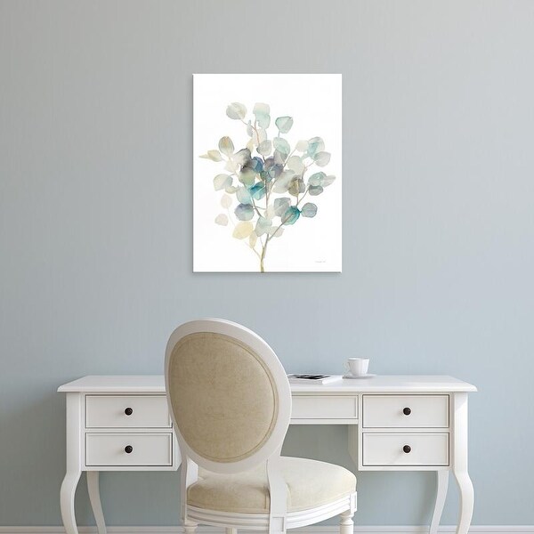 Easy Art Prints Danhui Nai's 'Eucalyptus III White' Premium Canvas Art