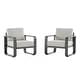preview thumbnail 33 of 122, Spruce & Spring Outdoor Patio Furniture Set Aluminum Sofa Accent Chair