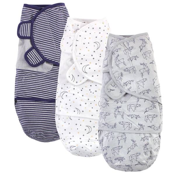 slide 1 of 1, Touched by Nature Baby Boy Organic Cotton Swaddle Wraps, Constellation, 0-3 Months - Constellation - 0-3 Months 0-3 Months - Constellation