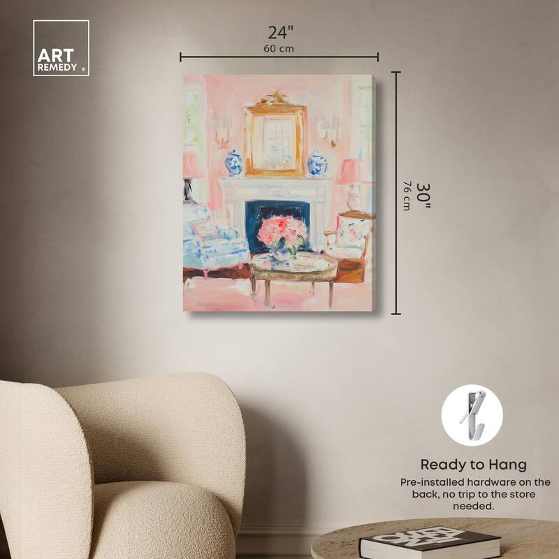 Softly Painted Space Canvas by Art Remedy, Gallery Wrapped