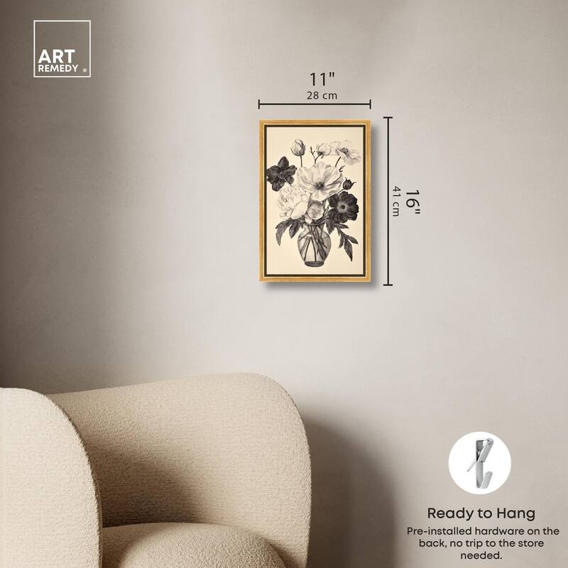 Antique Aria Canvas by Art Remedy