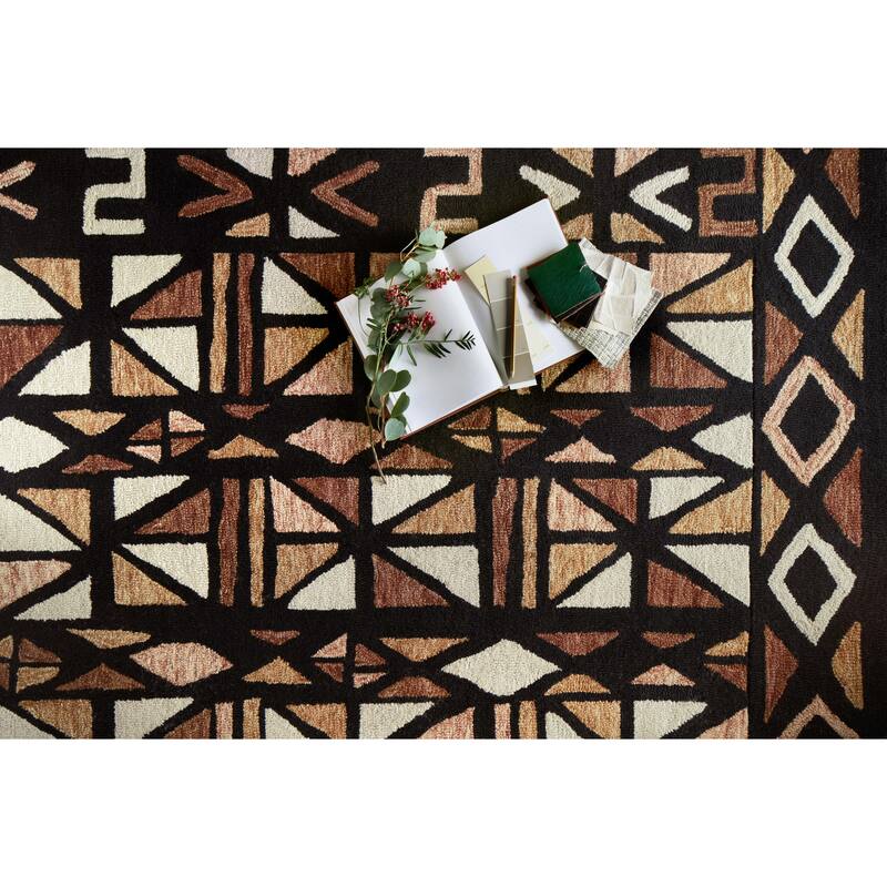 Alexander Home La'akea Hand-Tufted Diamond Moroccan Area Rug