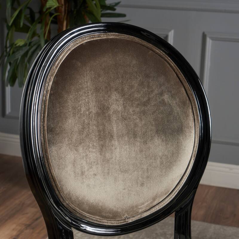 Phinnaeus Contemporary Velvet Dining Chairs (Set of 2) by Christopher Knight Home