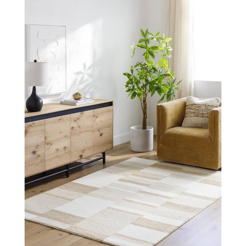 Livabliss Bournemouth Modern & Contemporary Area Rug - Brown - 2' x 3'