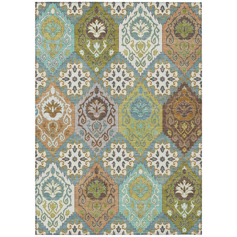 Machine Washable Indoor/ Outdoor Global Bayfield Chantille Rug
