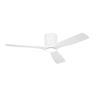 Kichler Lighting Volos 54 inch Integrated LED Indoor Matte White Flush Mount Ceiling Fan