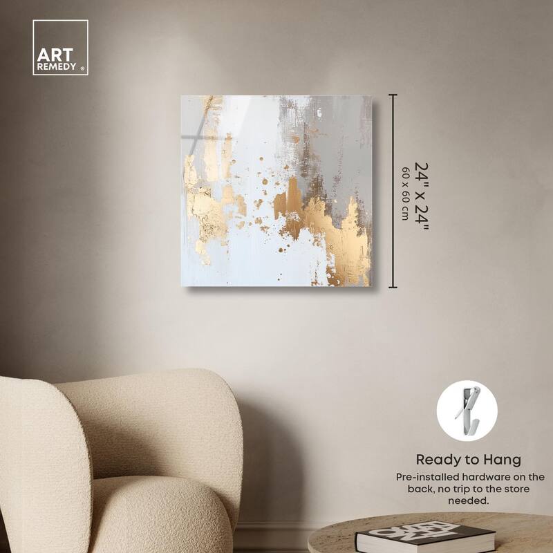 Ghostly Glimmer II Acrylic by Art Remedy, Ready to Hang