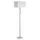 preview thumbnail 1 of 2, Danolite White Linen Acrylic Accent Floor Lamp