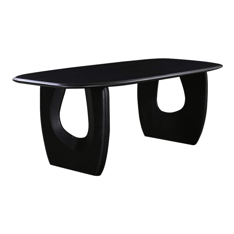 Azura 87 in. Black Wood Dining Table
