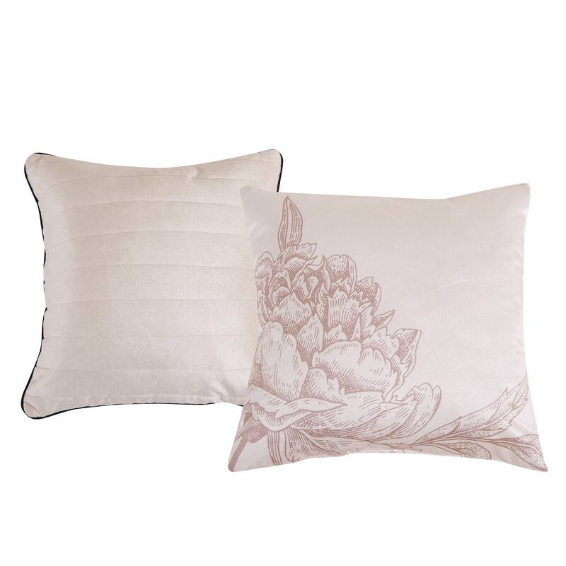 5 PC Velvet Reversible Comforter set