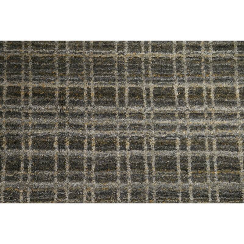 Hand Knotted Oriental 100% Wool Carpet Modern All-Over Multi-Colored Gabbeh Area Rug - 7' 9'' X 5' 5''