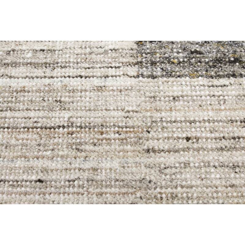 Bashian Leonidas Beige Contemporary Area Rug