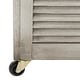 preview thumbnail 11 of 11, SAFAVIEH Outdoor Elina 47.2-Inch Grey Wash Cushion Storage Box - 47.2" x 17.7" x 18.9"