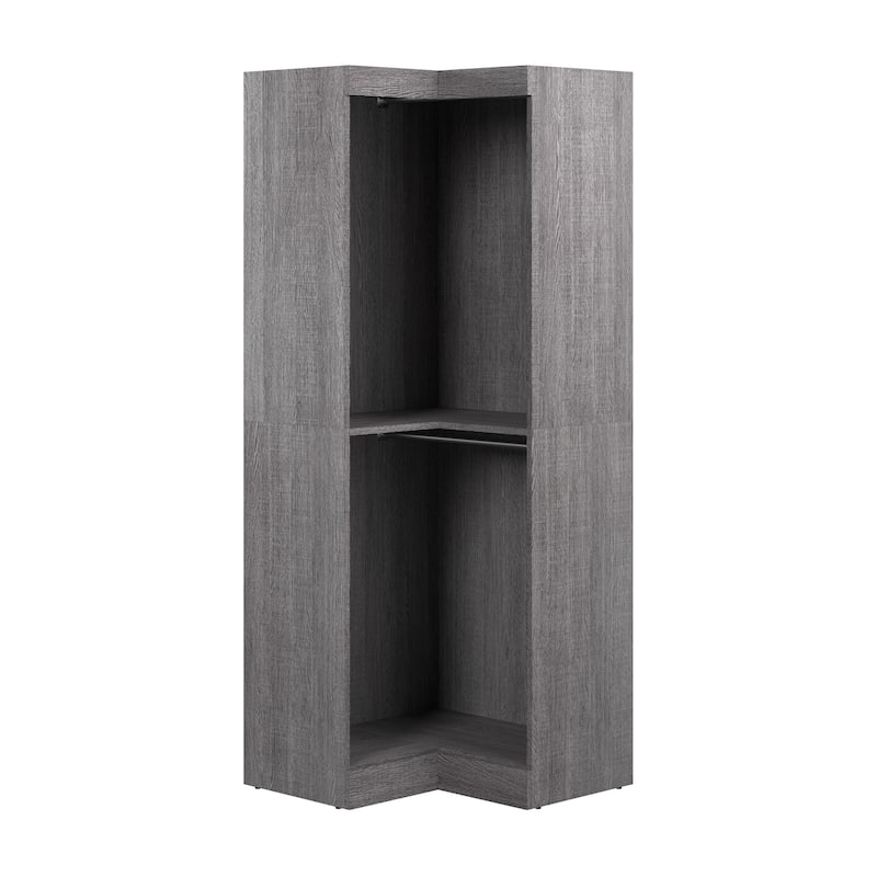 Pur 33W Corner Closet Organizer, Shelving Unit by Bestar
